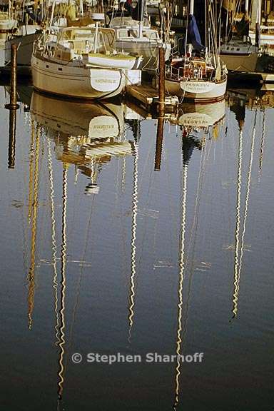 boat reflections graphic